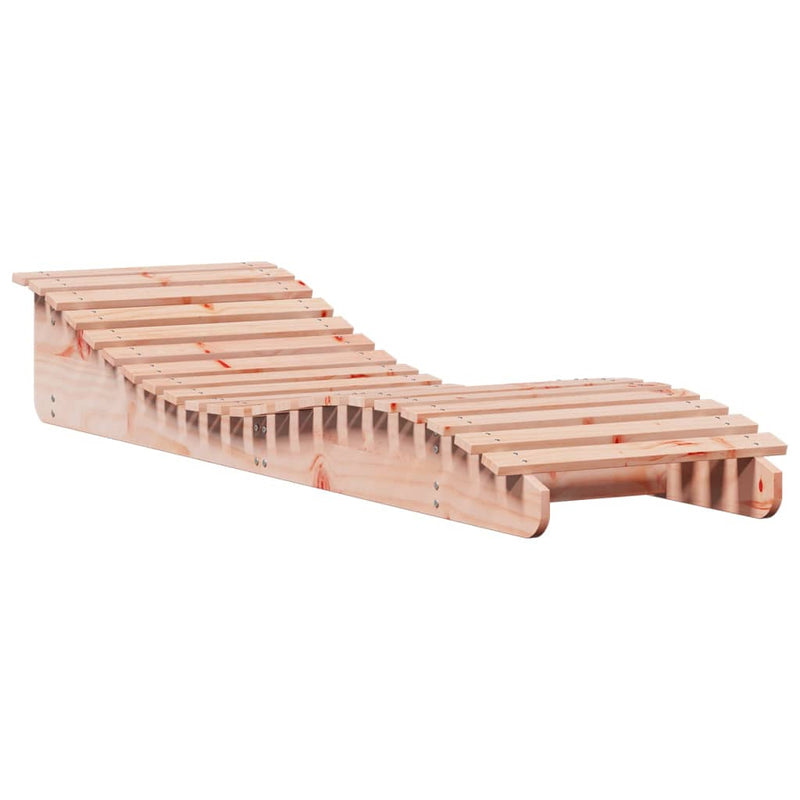 Ligbed 205x60x31,5 cm massief douglashout