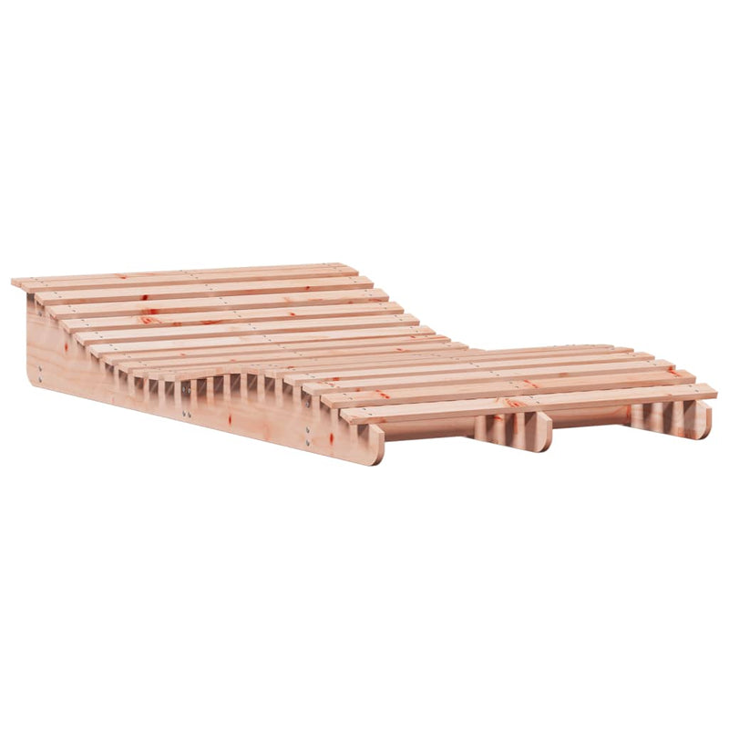 Ligbed 205x110x31,5 cm massief douglashout