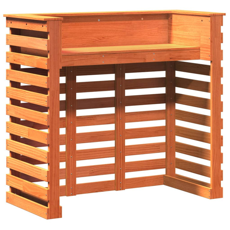 Tuinbartafel wasbruin 113,5x50x103 cm massief grenenhout