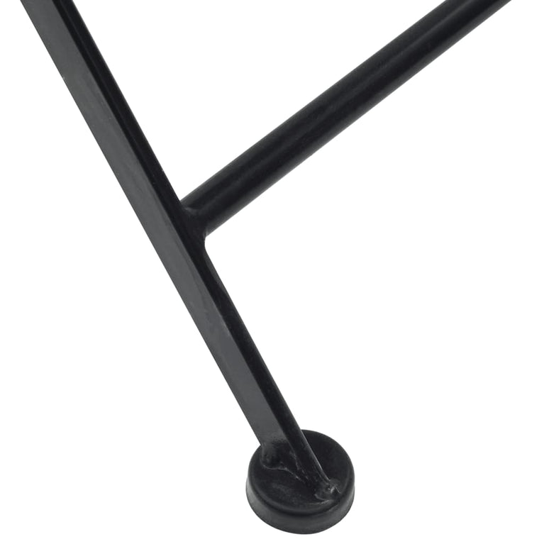 Bistrostoelen 2 st inklapbaar keramiek terracottakleurig