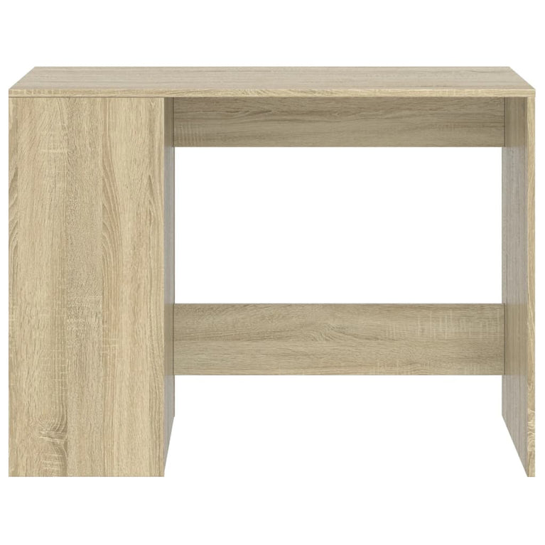 Bureau 102x50x75 cm bewerkt hout sonoma eikenkleurig