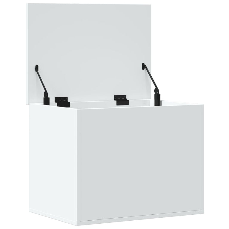 Opbergbox 60x42x46 cm bewerkt hout wit
