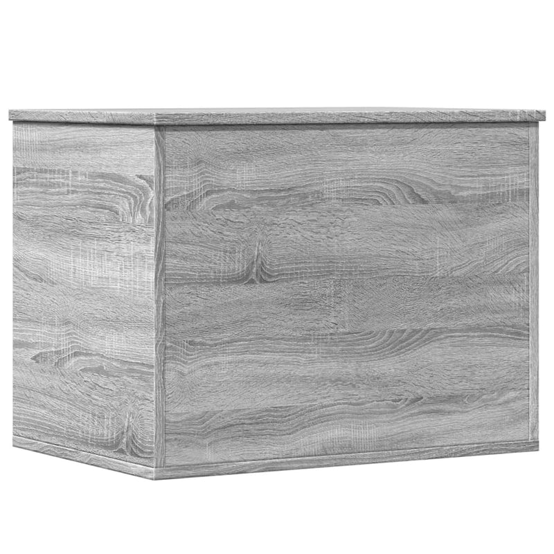 Opbergbox 60x42x46 cm bewerkt hout grijs sonoma eikenkleurig
