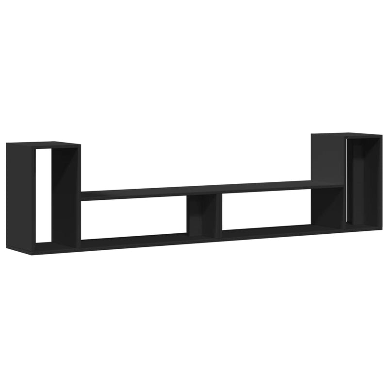 Tv-meubelen 2 st 100x30x50 cm bewerkt hout zwart