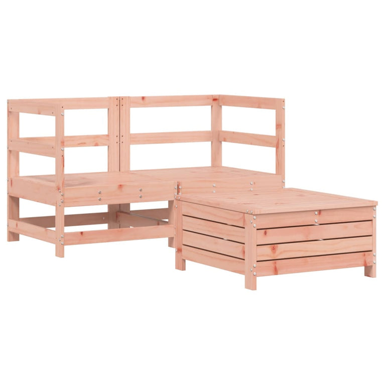 3-delige Loungeset massief douglas vurenhout