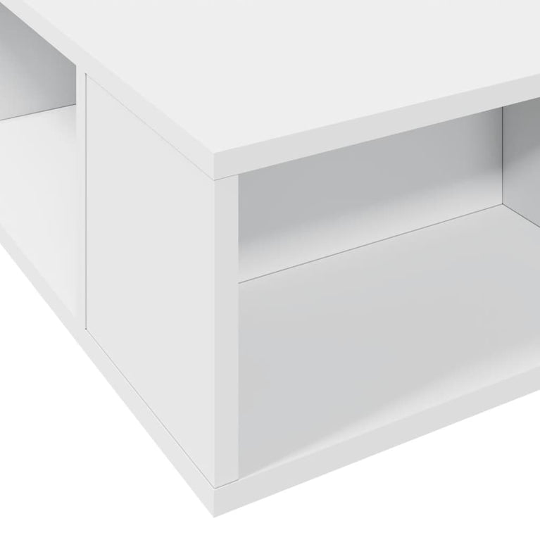 Bedframe bewerkt hout wit 180x200 cm
