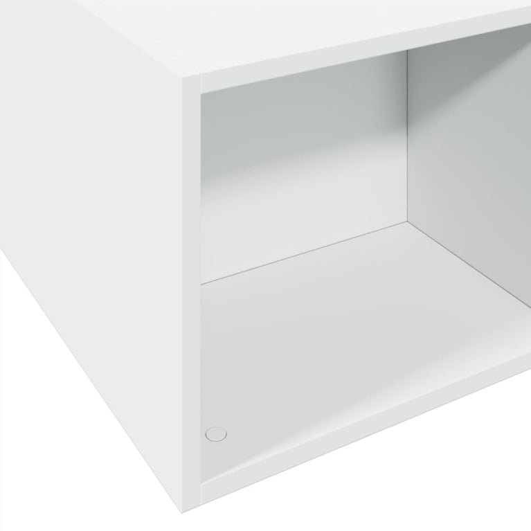 Bedframe bewerkt hout wit 180x200 cm