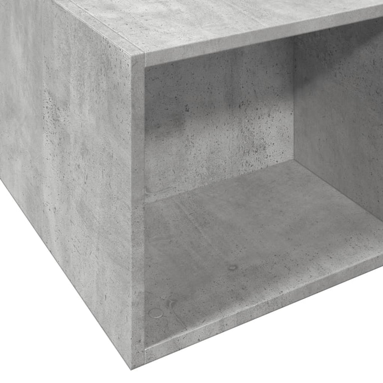Bedframe bewerkt hout betongrijs 180x200 cm