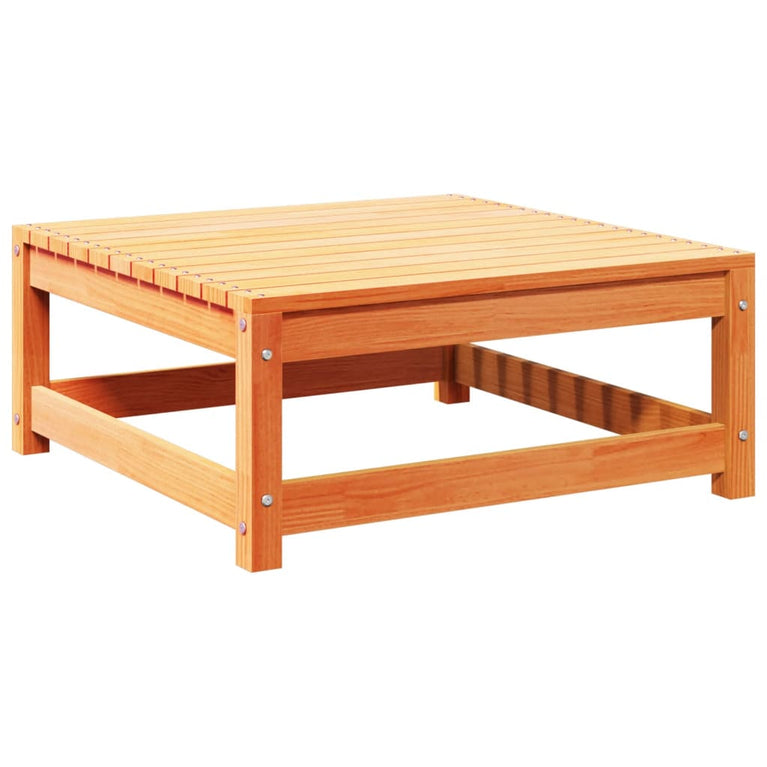 12-delige Loungeset massief grenenhout wasbruin