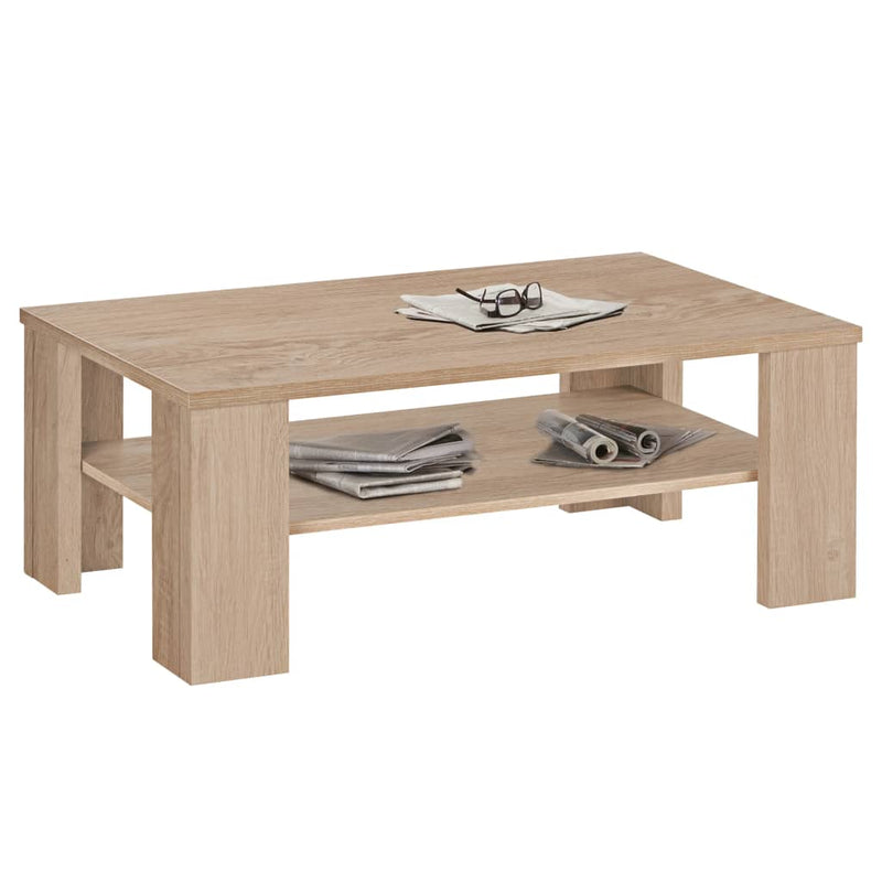 FMD Salontafel met schap eikenkleurig MeubelReus