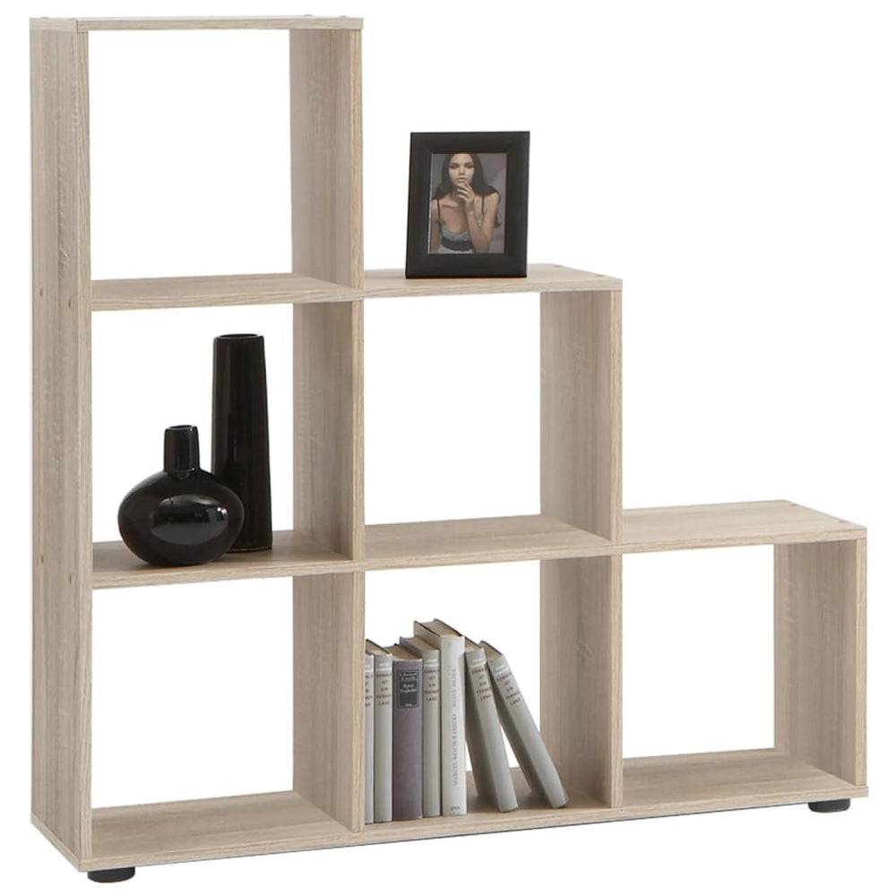 FMD Kamerverdeler met 6 vakken 104,3x32,6x106,5 cm zandeikenkleurig MeubelReus