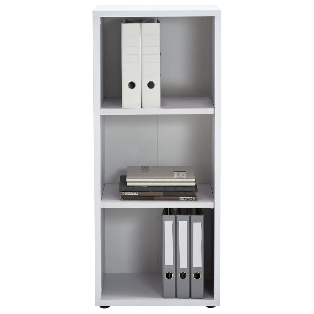 FMD Opbergkast met 3 vakken 47,1x39,9x112,5 cm wit MeubelReus