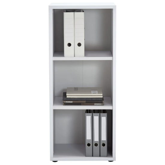 FMD Opbergkast met 3 vakken 47,1x39,9x112,5 cm wit MeubelReus
