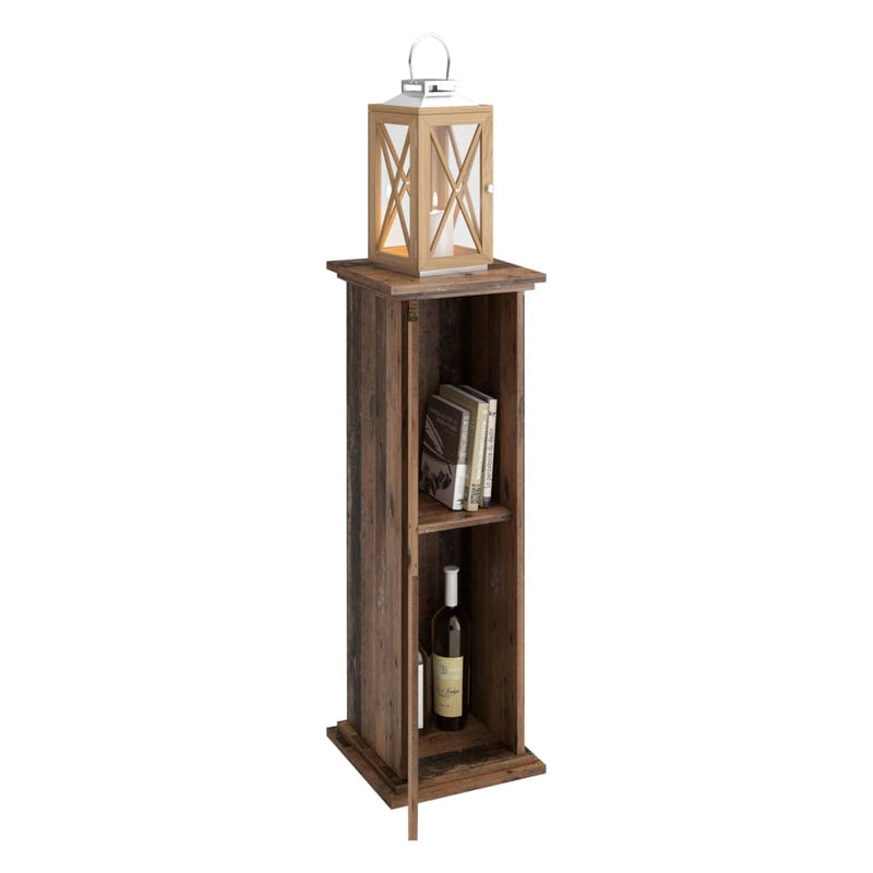 FMD Accenttafel met deur 88,5 cm old style donkerkleurig MeubelReus