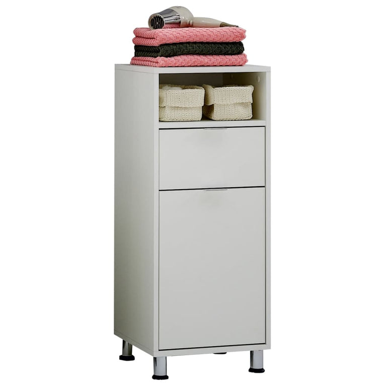 FMD Badkamerkast 36,7x32,9x90,4 cm wit
