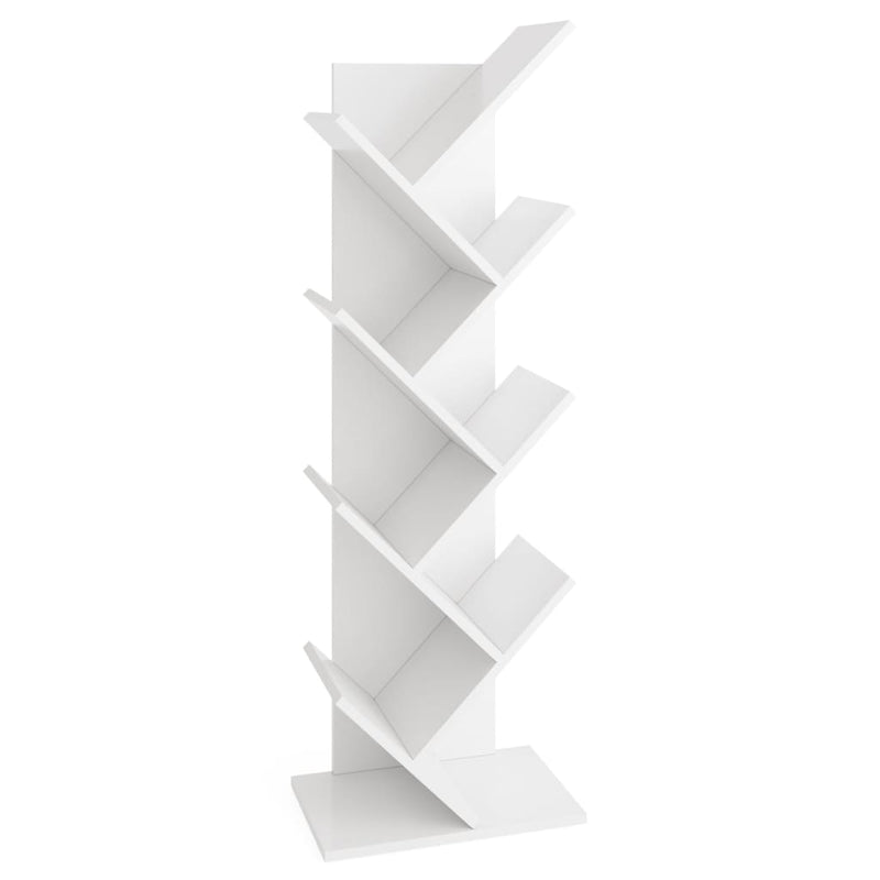 FMD Boekenplank staand geometrisch wit