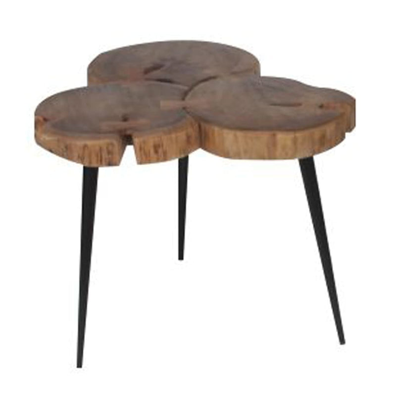 Rousseau Bijzettafel Jimi 3 blokken hout MeubelReus