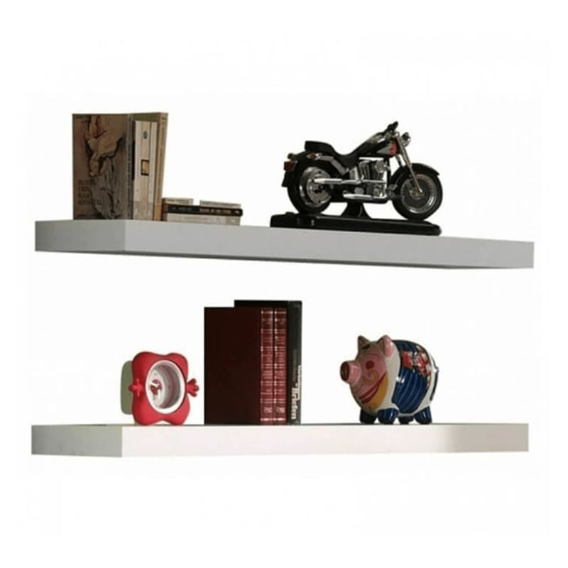 Vipack Wandschappen Robin 2 st hout wit MeubelReus