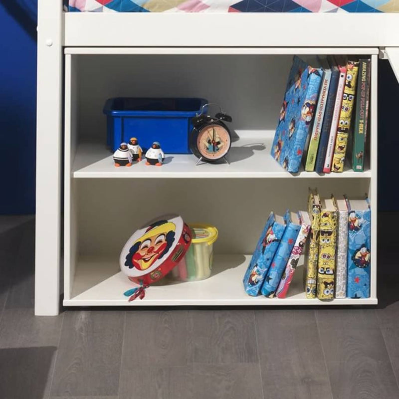Vipack Boekenkast Pino met 2 lades hout wit MeubelReus