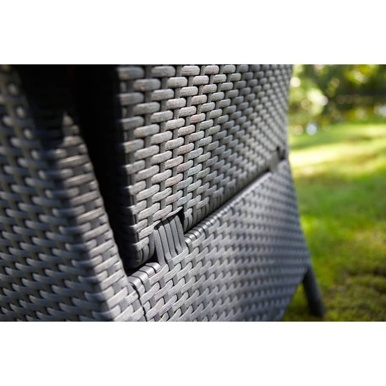 Keter Tuinstoel verstelbaar Vermont grafietkleurig 238452