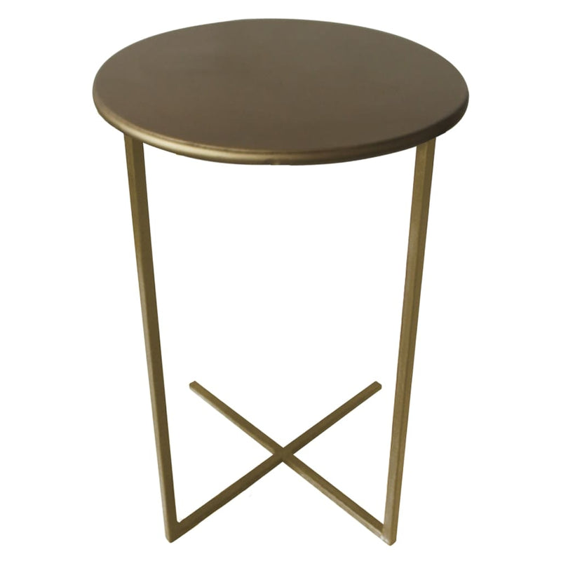 Lesli Living Bijzettafel Xavi 35x60 cm goudkleurig MeubelReus