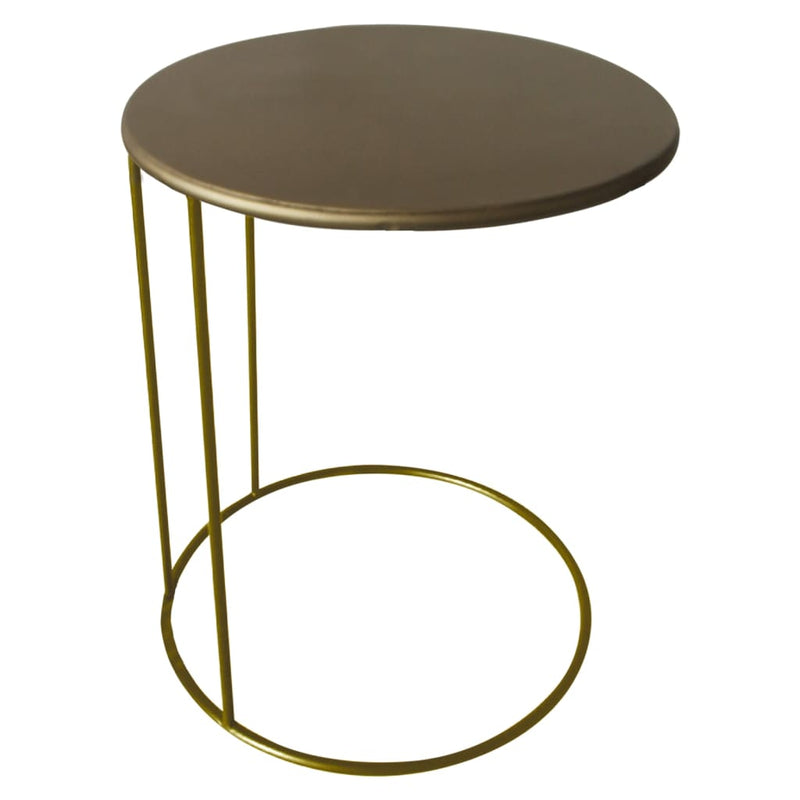 Lesli Living Bijzettafel Emma 40x54,5 cm goudkleurig MeubelReus