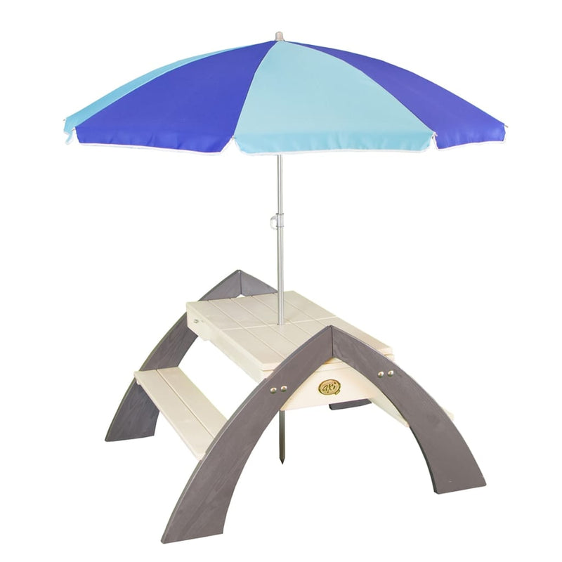 AXI Picknicktafel voor kinderen Delta grijs en wit A031.023.00 MeubelReus