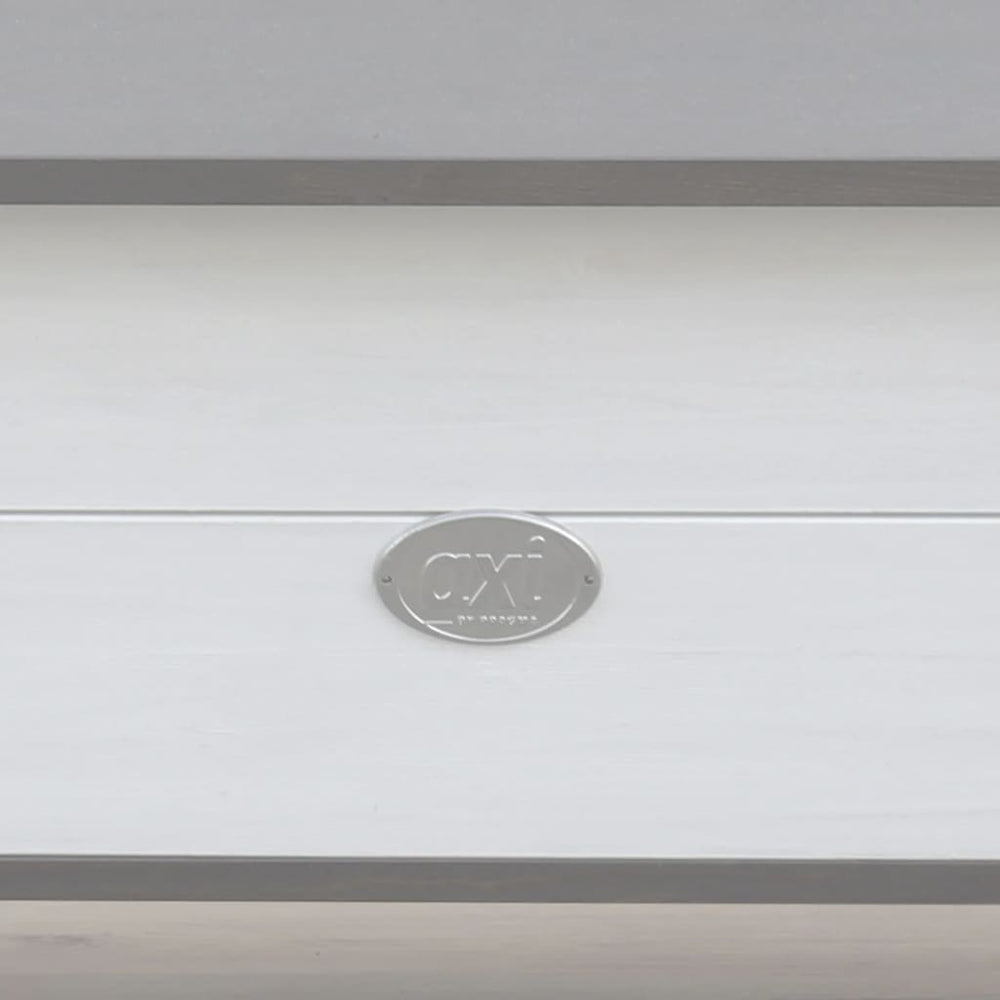 AXI Opbergbank Corky grijs en wit MeubelReus