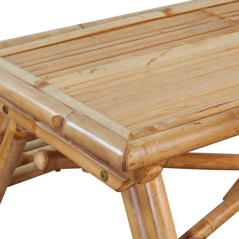 Picknicktafel 120x120x78 cm bamboe MeubelReus