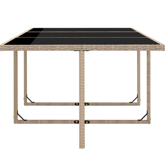 11-delige Tuinset met kussens poly rattan beige MeubelReus