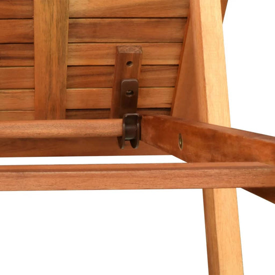 Ligbed met tafel massief acaciahout MeubelReus