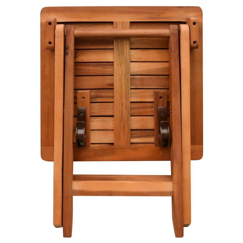 Ligbed met tafel massief acaciahout MeubelReus