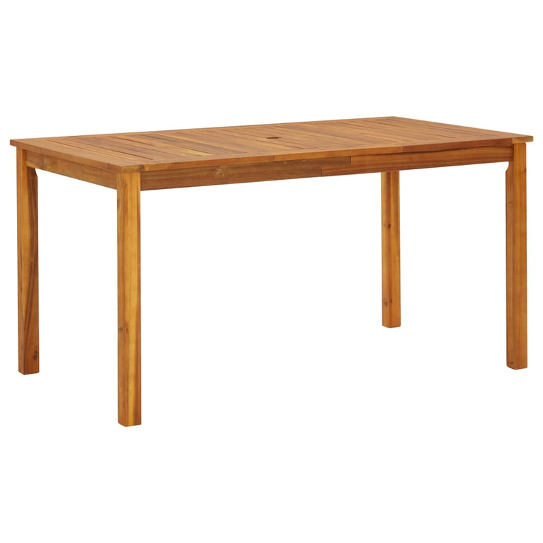 Tuintafel 140x80x74 cm massief acaciahout MeubelReus
