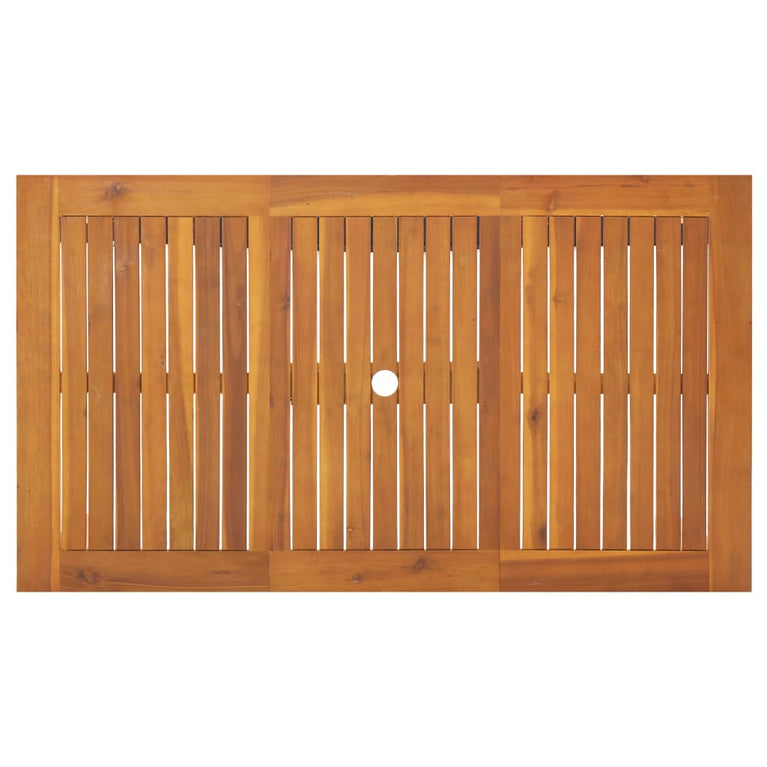 Tuintafel 140x80x74 cm massief acaciahout MeubelReus