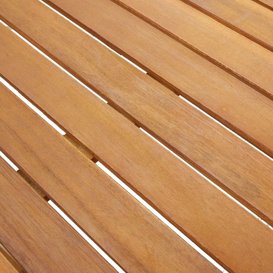 Tuintafel 140x80x74 cm massief acaciahout MeubelReus