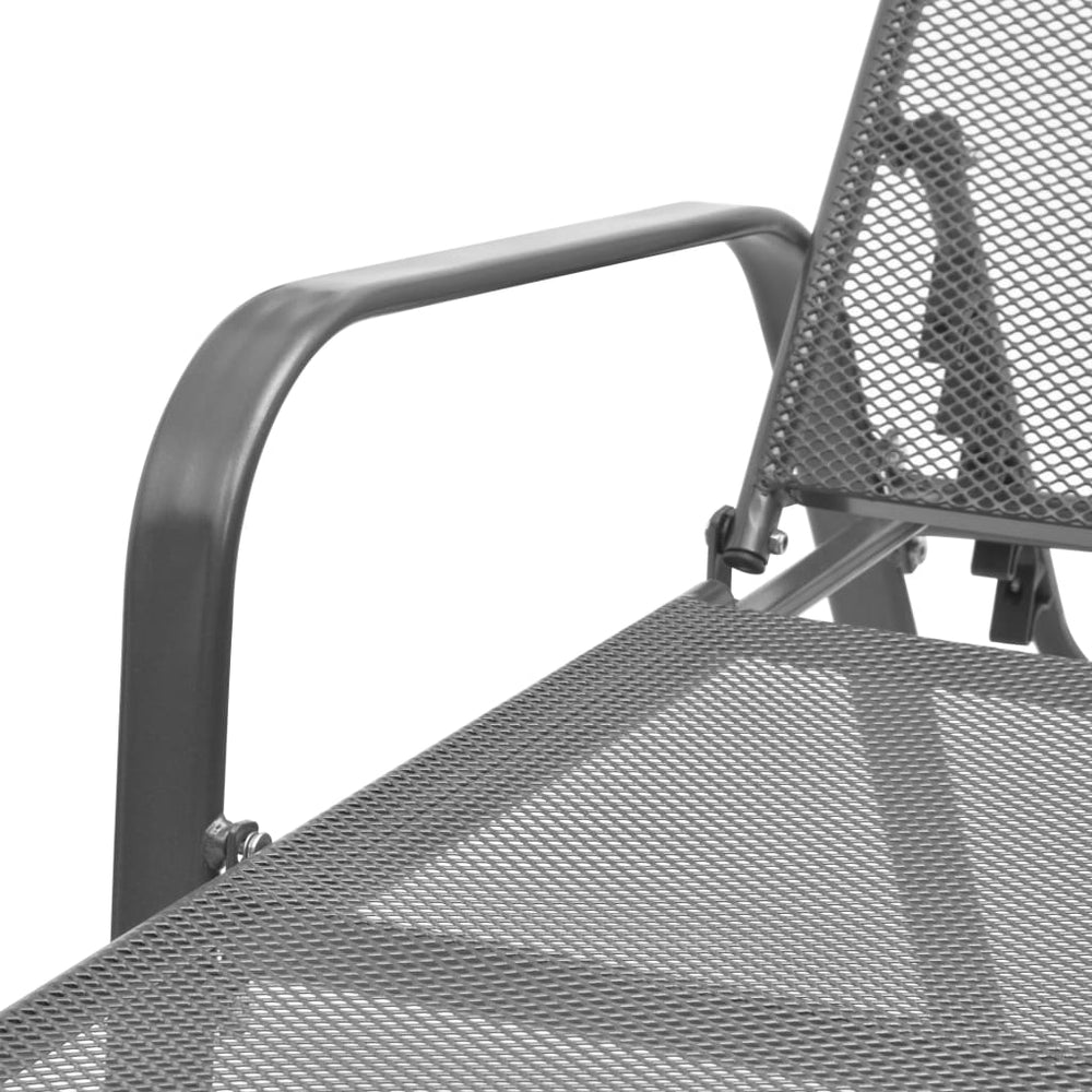 Ligbed staal antraciet MeubelReus