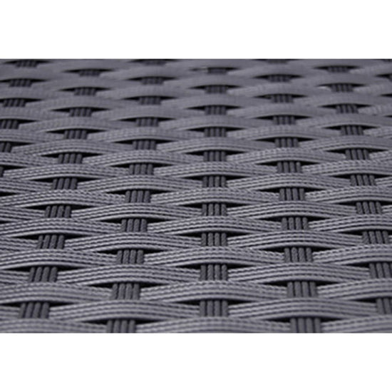 5-delige Tuinset met kussens poly rattan zwart MeubelReus