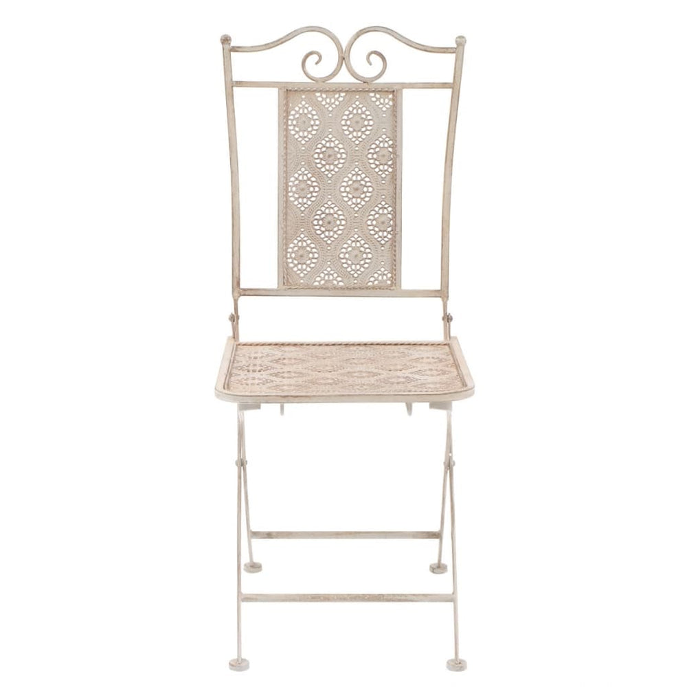 3-delige Bistroset staal wit MeubelReus