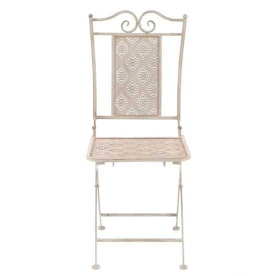 3-delige Bistroset staal wit MeubelReus