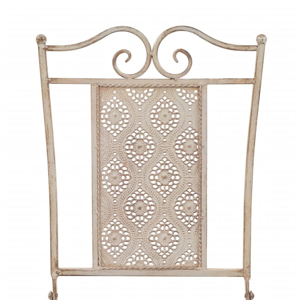 3-delige Bistroset staal wit MeubelReus