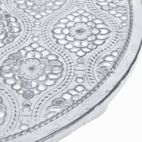 3-delige Bistroset staal grijswit MeubelReus