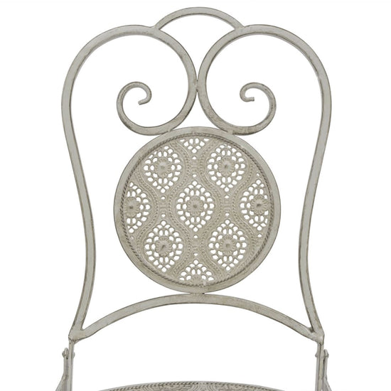 3-delige Bistroset staal grijs MeubelReus