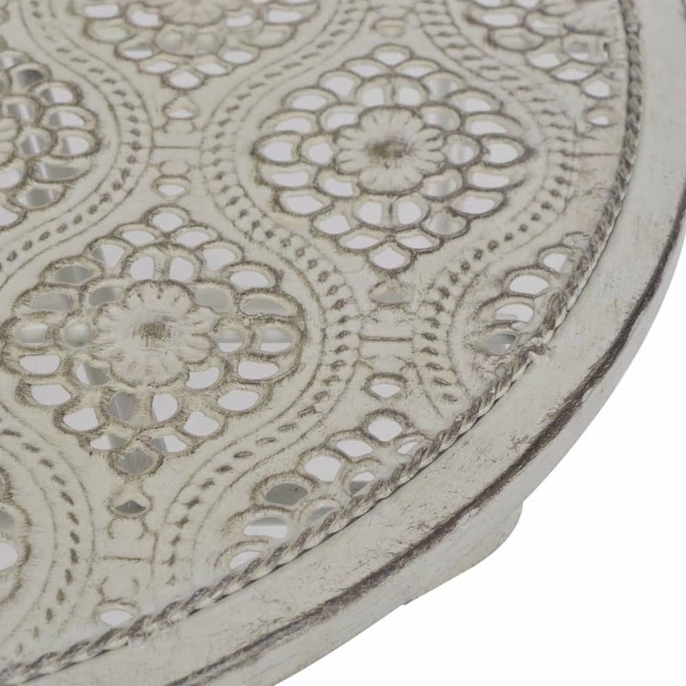 3-delige Bistroset staal grijs MeubelReus