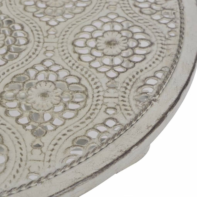 3-delige Bistroset staal grijs MeubelReus