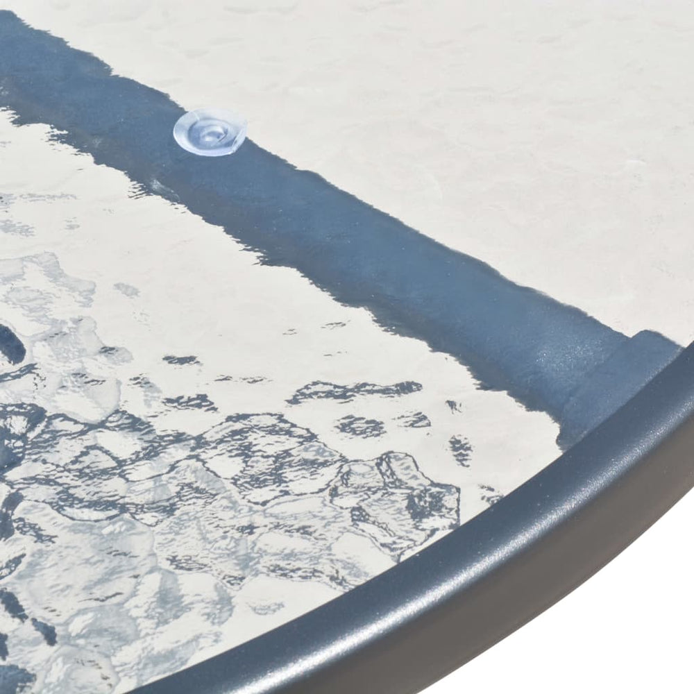 5-delige Tuinset staal zwart MeubelReus