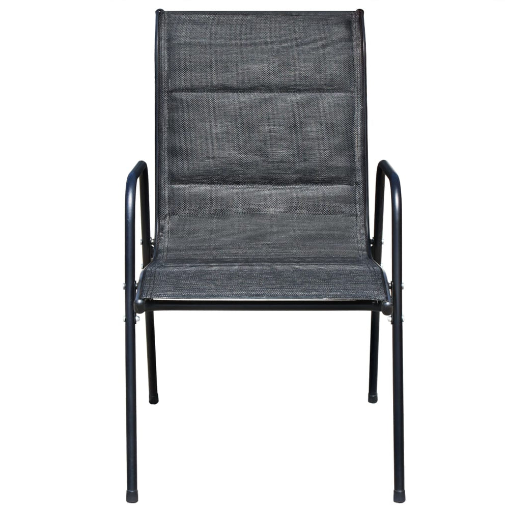 5-delige Tuinset staal zwart MeubelReus