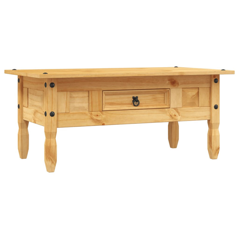 Salontafel Mexicaans grenenhout Corona-stijl 100x60x45 cm MeubelReus