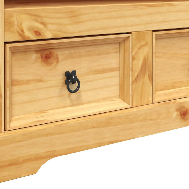 Tv-meubel Mexicaans grenenhout Corona-stijl 91x43x56 cm MeubelReus