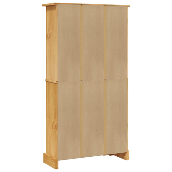 Boekenkast grenenhout met 4 planken Corona-stijl 81x29x150 cm MeubelReus