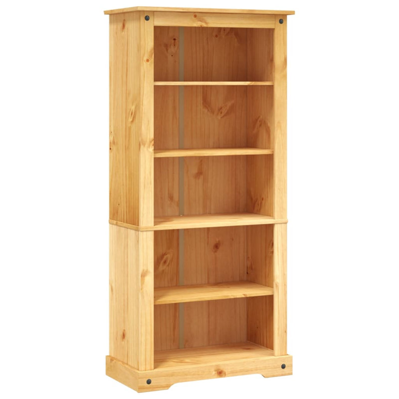 Boekenkast met 5 planken Corona-stijl 81x40x170 cm grenenhout MeubelReus